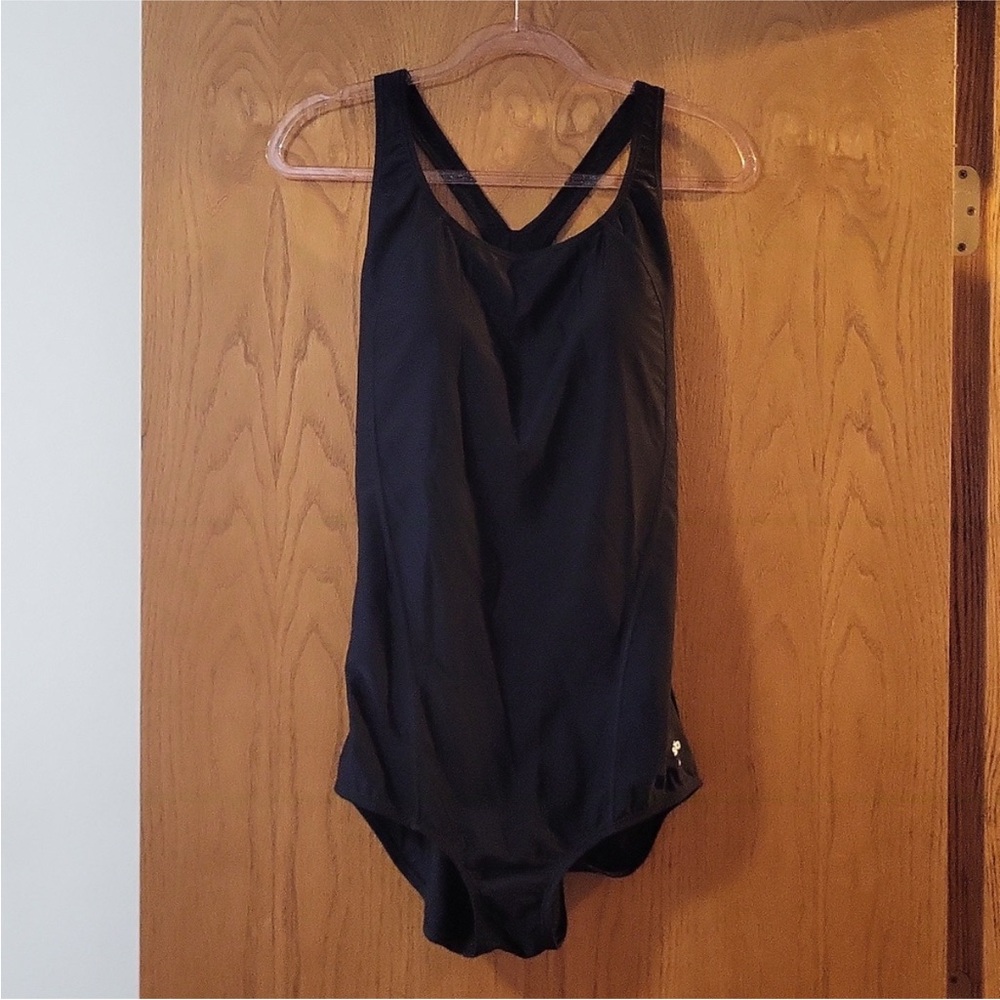 Speedo Black Conservative Ultraback PowerFlex One Piece Swimsuit